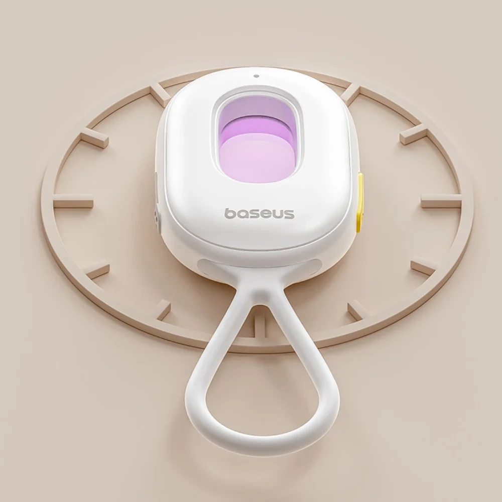 Baseus Heyo Series II Hidden Camera Detector with Alarm and Mini Flashlight + Baseus Simple USB-A - USB-C Cable - Whiteeng