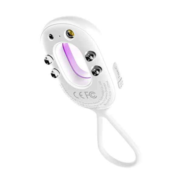 Baseus Heyo Series II Hidden Camera Detector with Alarm and Mini Flashlight + Baseus Simple USB-A - USB-C Cable - Whiteeng