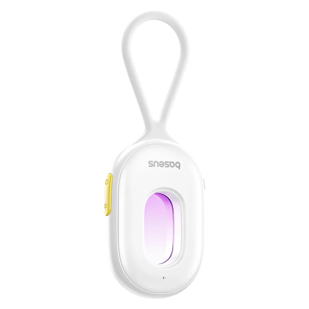 Baseus Heyo Series II Hidden Camera Detector with Alarm and Mini Flashlight + Baseus Simple USB-A - USB-C Cable - Whiteeng