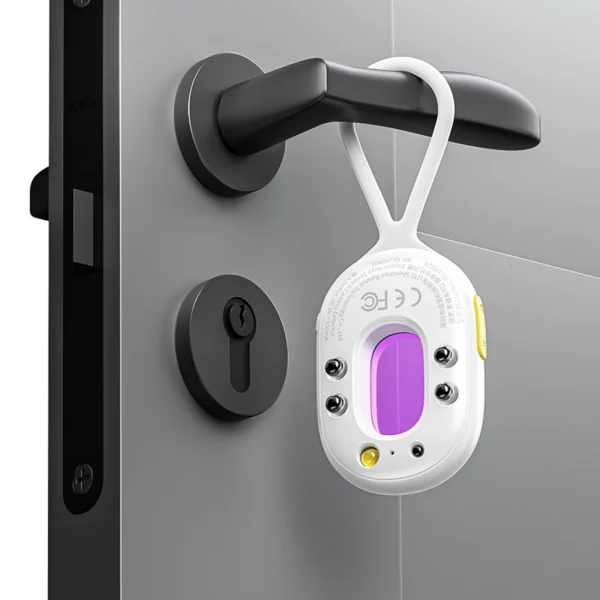Baseus Heyo Series II Hidden Camera Detector with Alarm and Mini Flashlight + Baseus Simple USB-A - USB-C Cable - Whiteeng
