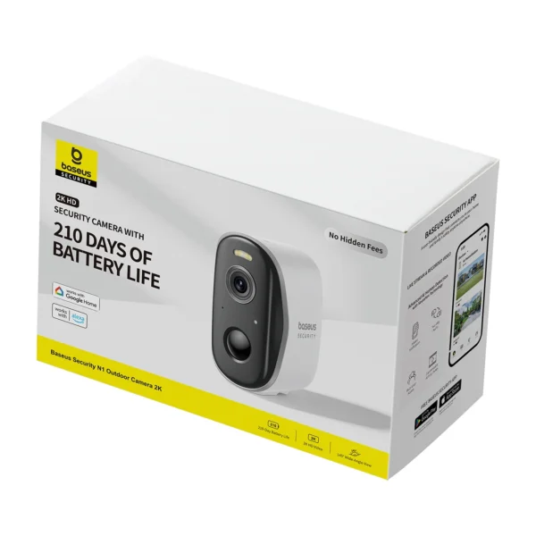 Baseus Security N1 2K Outdoor Camera – Whiteeng