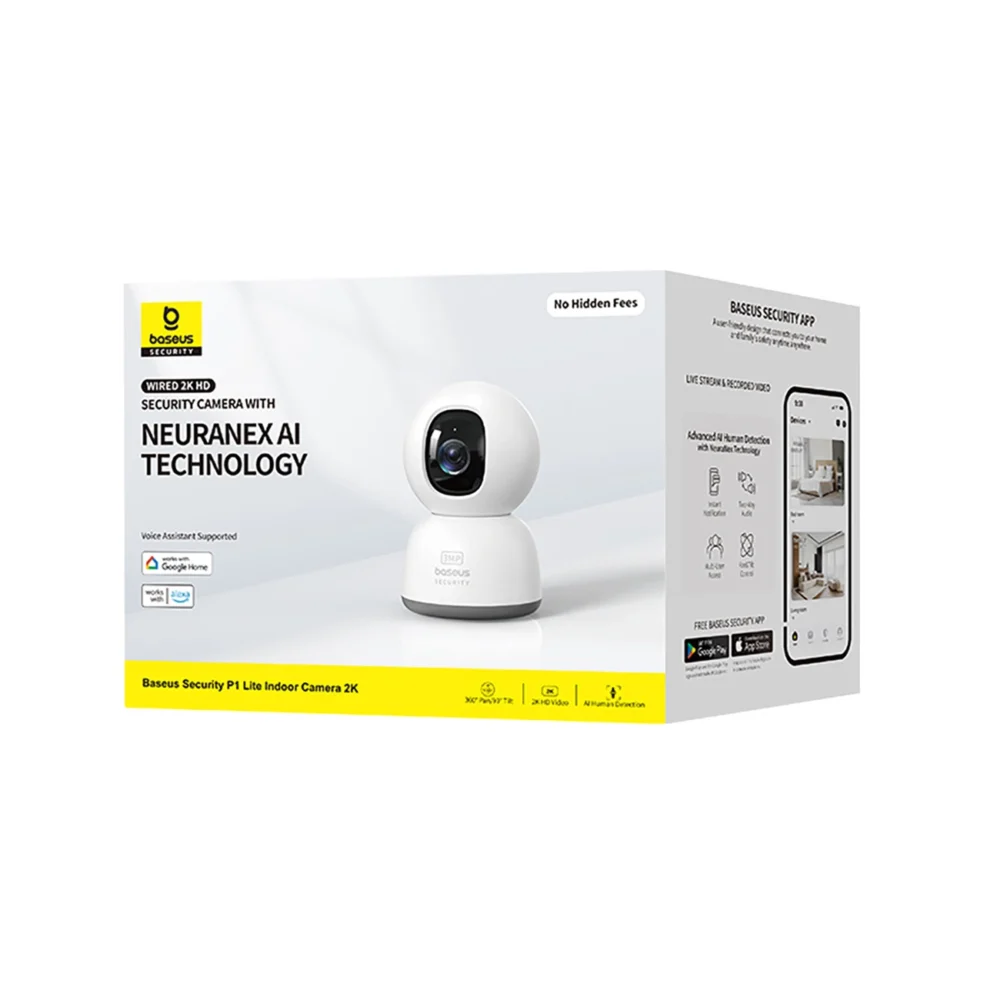 Baseus Security P1 Lite 2K Indoor Camera (EU Version) – Whiteeng