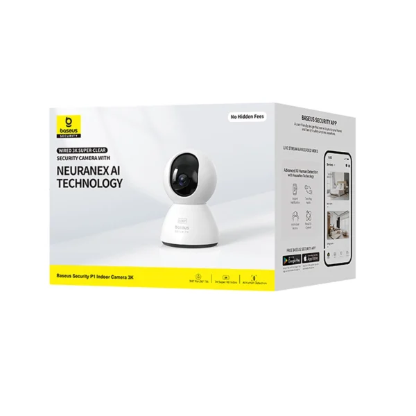 Baseus Security P1 3K Indoor Camera (EU Version) - Whiteeng