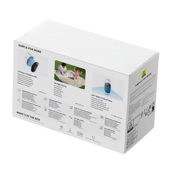 195360_5 Baseus Security N1 Plus 2K Outdoor Camera – Whiteeng