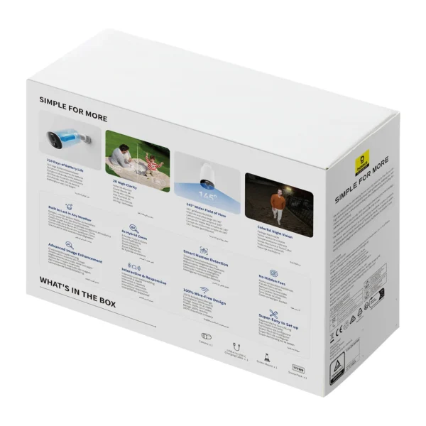 Baseus Security B1 2K Outdoor Camera – Whiteeng