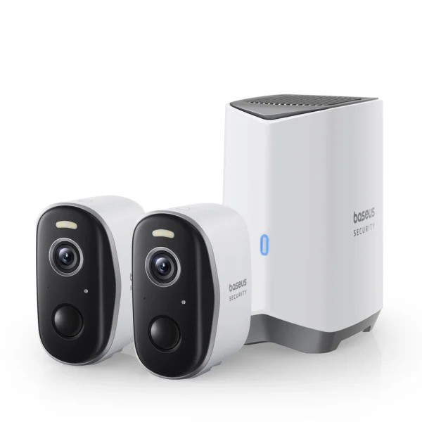 Baseus Security N1 2K Outdoor Monitoring Kit (2 Cameras) – Whiteeng