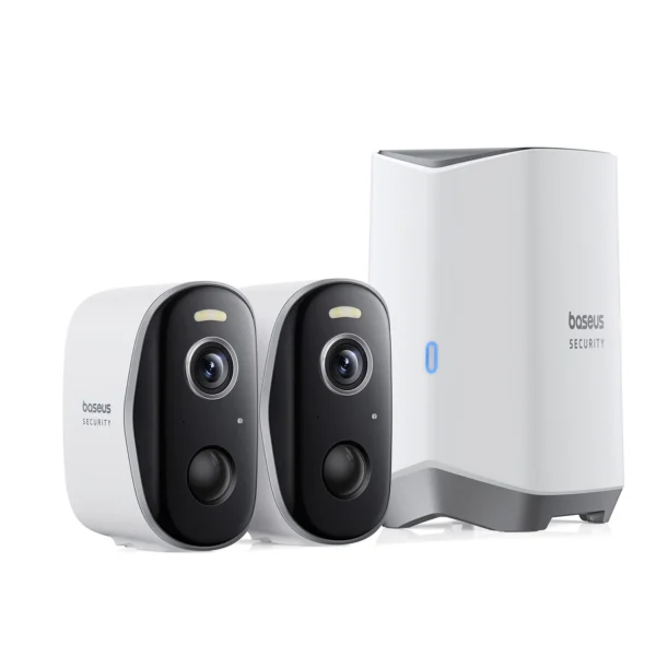 Baseus Security N1 2K Outdoor Monitoring Kit (2 Cameras) – Whiteeng