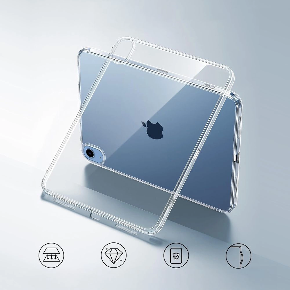Tech-Protect FlexAir Hybrid Case for iPad 10.9” 10 / 2022 / 11” 11 / 2025 - Transparenteng