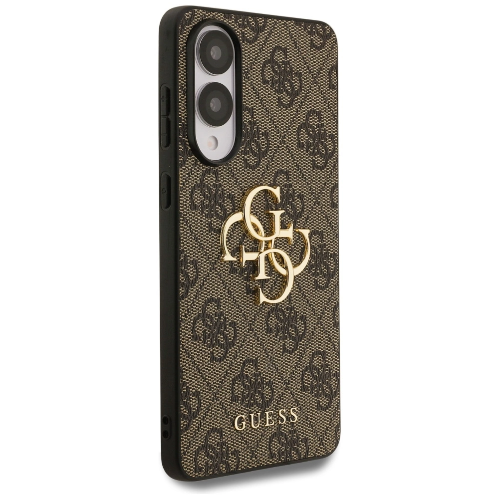 Guess Big 4G Logo Classic Logo Case for Samsung Galaxy S25 Edge - Browneng