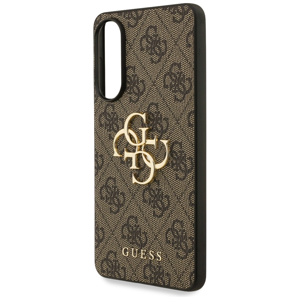 Guess Big 4G Logo Classic Logo Case for Samsung Galaxy S25 Edge - Browneng