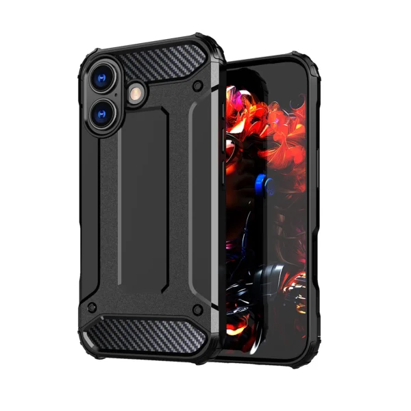 Hybrid Armor case for iPhone 17 - blackeng