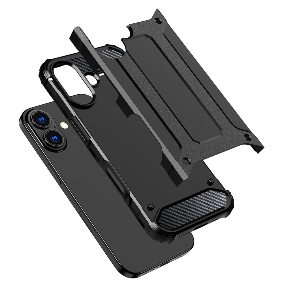 Hybrid Armor case for iPhone 17 - blackeng