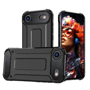 Hybrid Armor Case for iPhone 17 Air - Blackeng