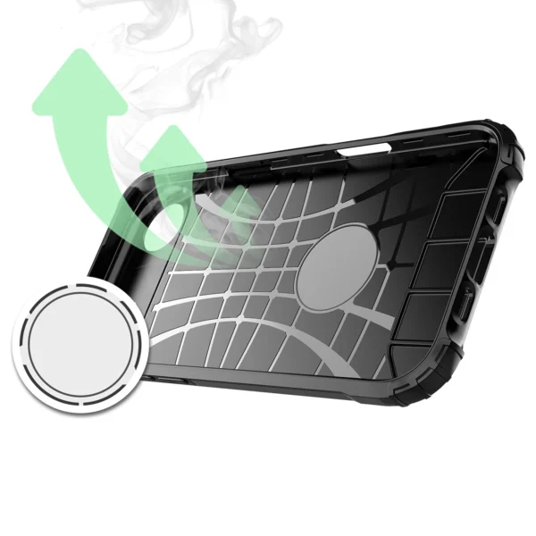 Hybrid Armor Case for iPhone 17 Air - Blackeng