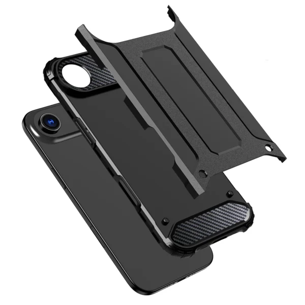 Hybrid Armor Case for iPhone 17 Air - Blackeng