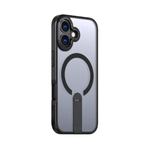 Hybrid Armor X case for iPhone 17 with MagSafe-compatible stand - blackeng