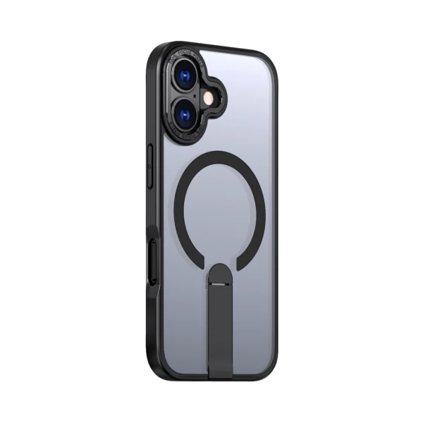 Hybrid Armor X case for iPhone 17 with MagSafe-compatible stand - blackeng