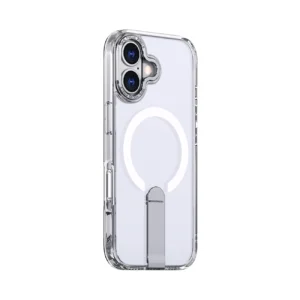 Hybrid Armor X Case for iPhone 17 with Stand, Compatible with MagSafe - Transparenteng