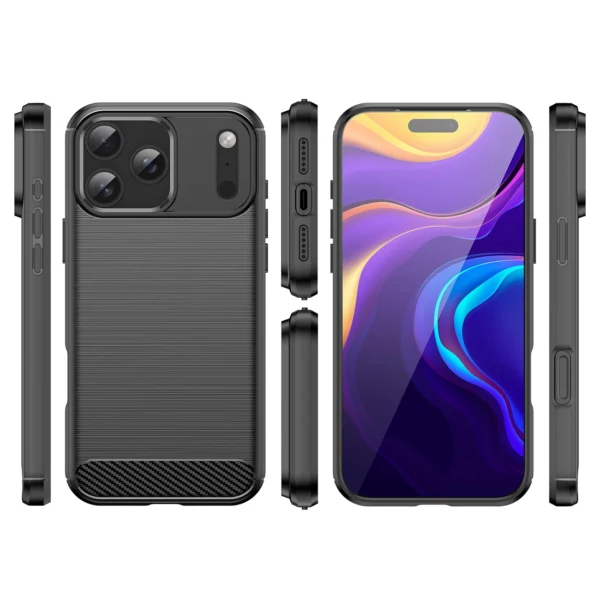 Carbon Case for iPhone 17 Pro - Blackeng