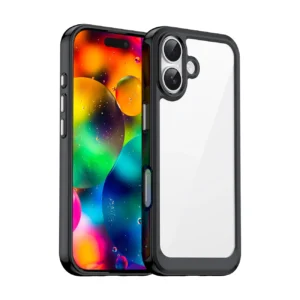 Outer Space iPhone 17 Case - Black Transparenteng