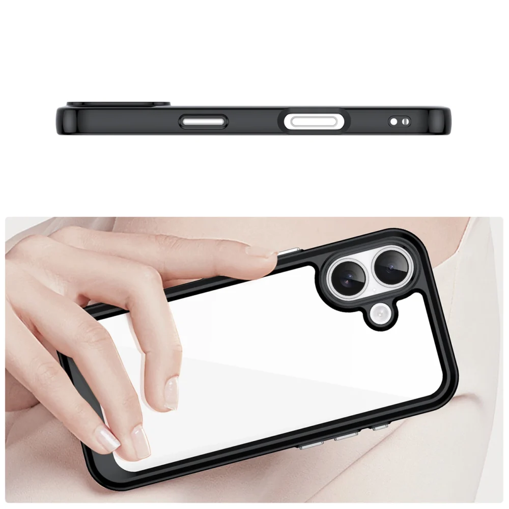Outer Space iPhone 17 Case - Black Transparenteng
