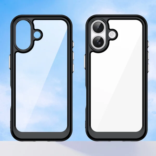 Outer Space iPhone 17 Case - Black Transparenteng