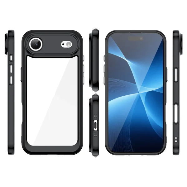 Outer Space Case for iPhone 17 Air - Black Transparenteng