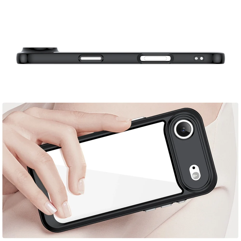 Outer Space Case for iPhone 17 Air - Black Transparenteng