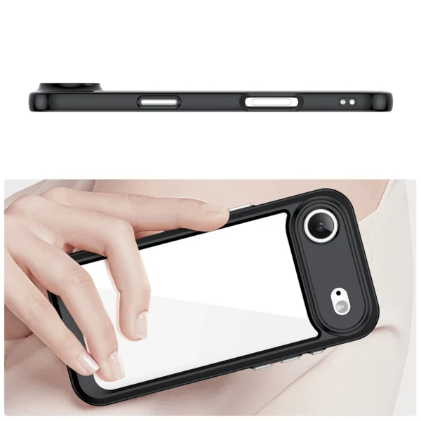 Outer Space Case for iPhone 17 Air - Black Transparenteng