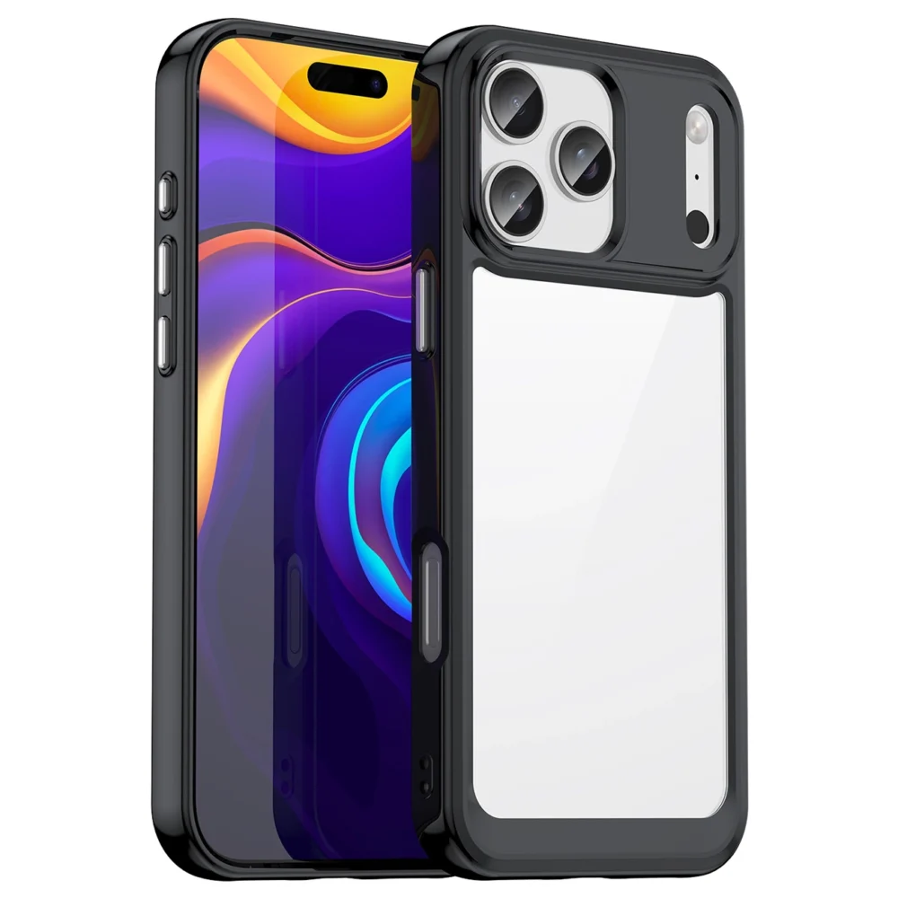 Outer Space Case for iPhone 17 Pro - Black Transparenteng