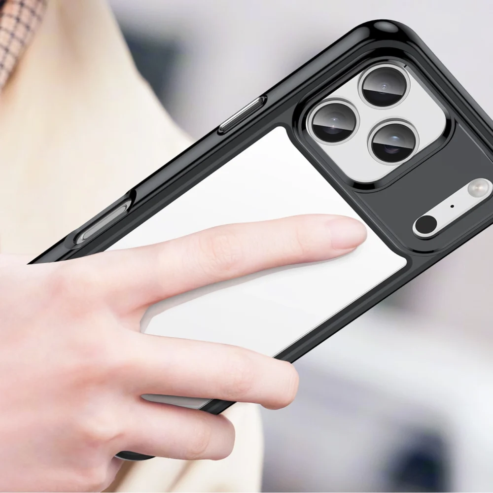 Outer Space Case for iPhone 17 Pro - Black Transparenteng