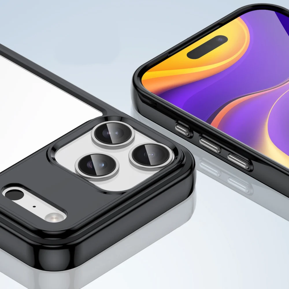 Outer Space Case for iPhone 17 Pro - Black Transparenteng