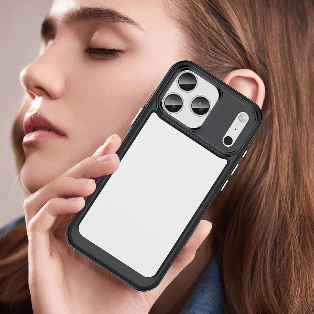 Outer Space Case for iPhone 17 Pro - Black Transparenteng