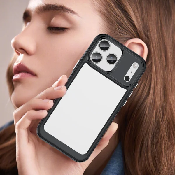 Outer Space Case for iPhone 17 Pro - Black Transparenteng
