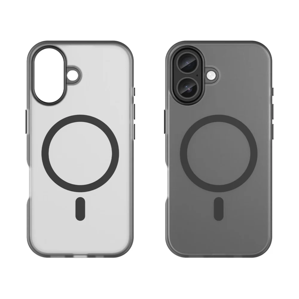 Magnetic Abrasive iPhone 17 Case Compatible with MagSafe - Matte Blackeng