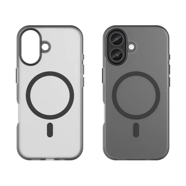 Magnetic Abrasive iPhone 17 Case Compatible with MagSafe - Matte Blackeng