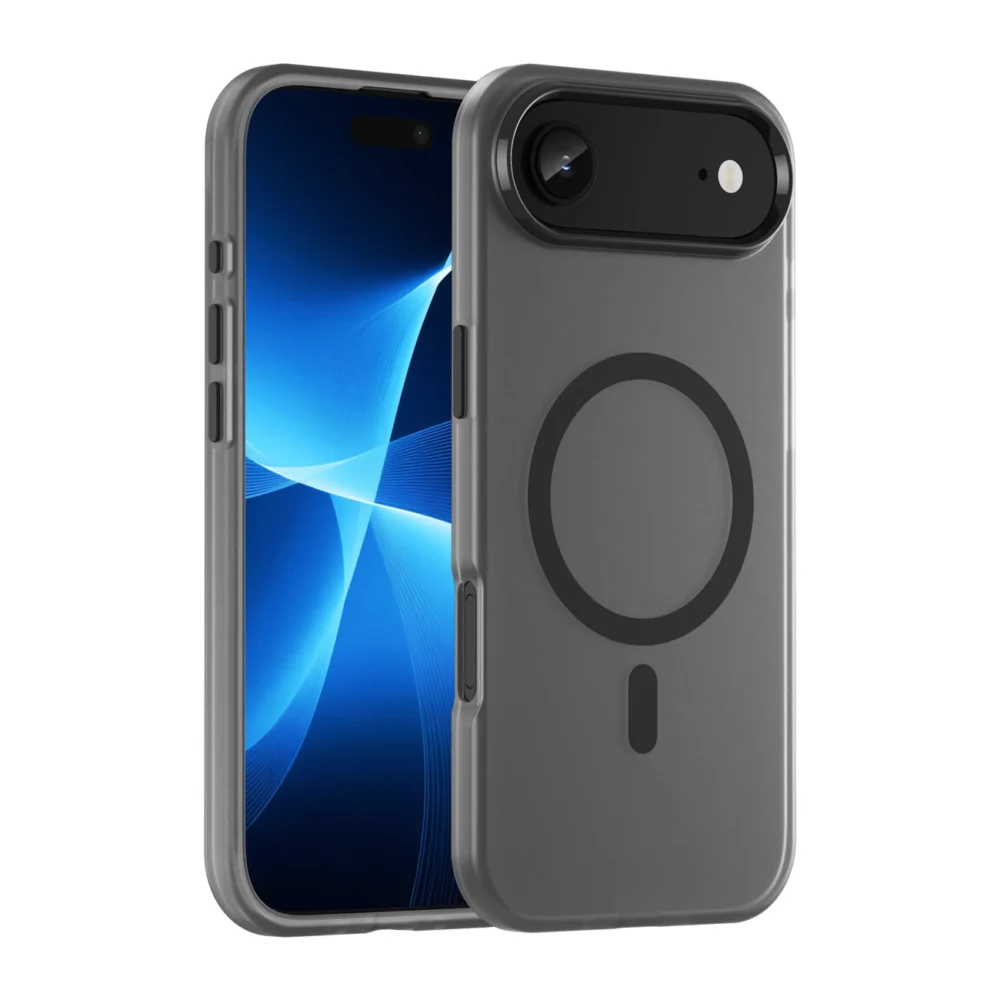 Magnetic Abrasive iPhone 17 Air Case Compatible with MagSafe - Matte Blackeng
