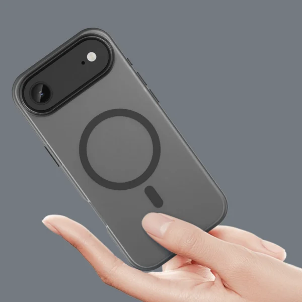Magnetic Abrasive iPhone 17 Air Case Compatible with MagSafe - Matte Blackeng