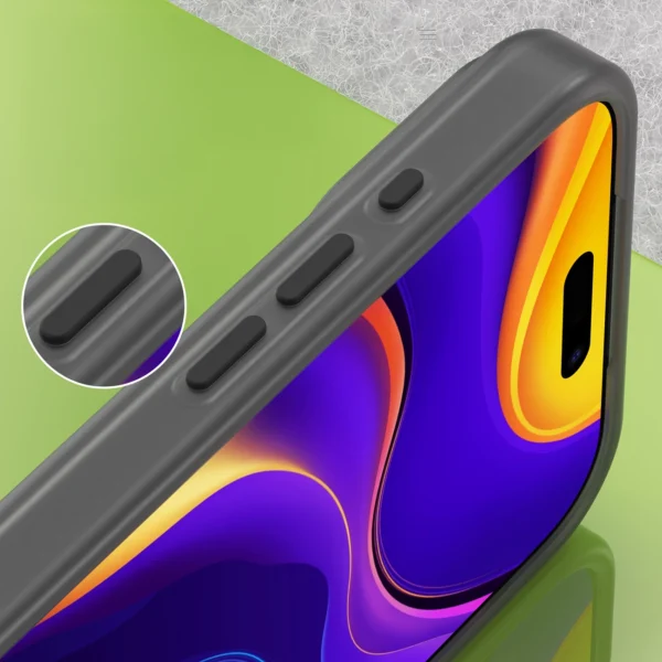Magnetic Abrasive iPhone 17 Pro Max Case Compatible with MagSafe - Matte Blackeng