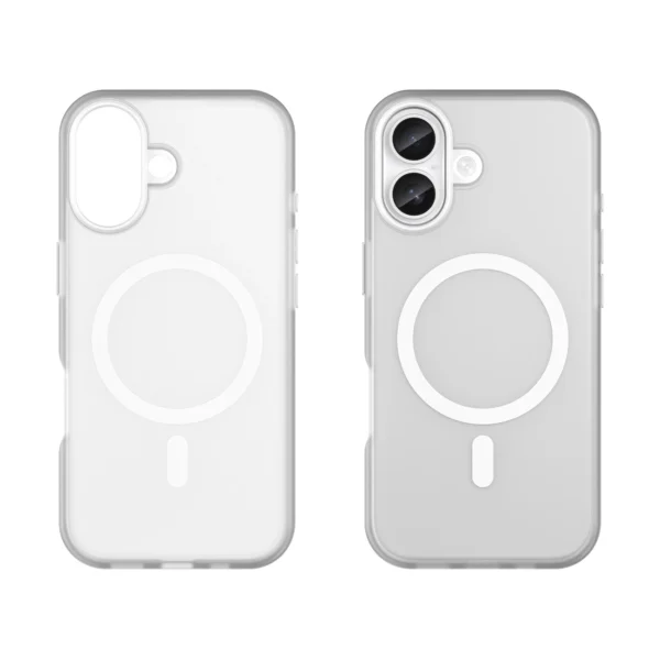Magnetic Abrasive iPhone 17 Case Compatible with MagSafe - Matte Whiteeng