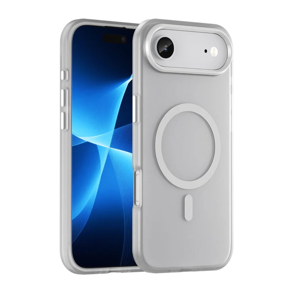 Magnetic Abrasive iPhone 17 Air Case Compatible with MagSafe - Matte Whiteeng