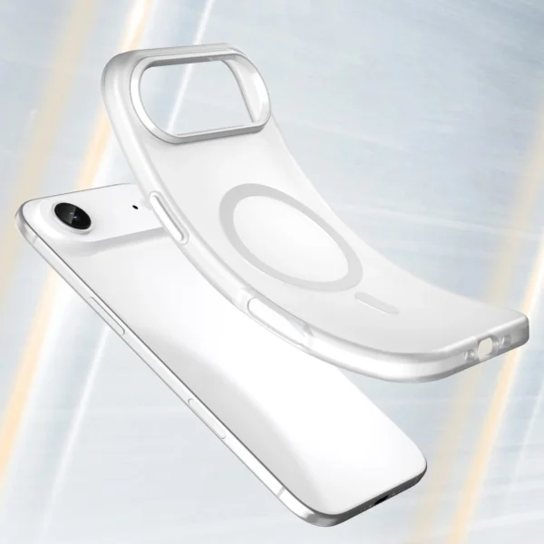 Magnetic Abrasive iPhone 17 Air Case Compatible with MagSafe - Matte Whiteeng