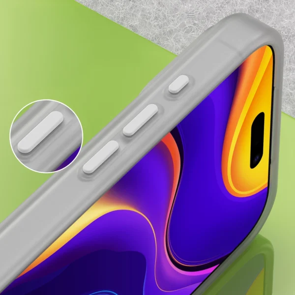 Magnetic Abrasive iPhone 17 Pro Case Compatible with MagSafe - Matte Whiteeng