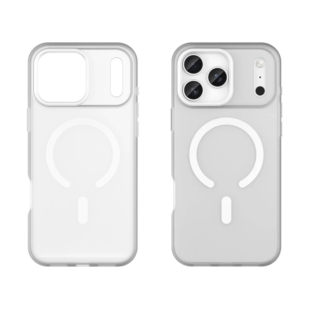 Magnetic Abrasive Case for iPhone 17 Pro Max Compatible with MagSafe - Matte Whiteeng