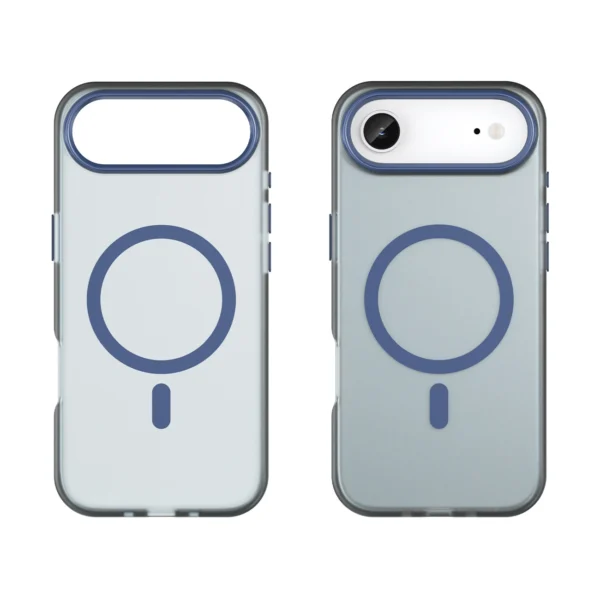 Magnetic Abrasive iPhone 17 Air Case Compatible with MagSafe - Matte Blueeng