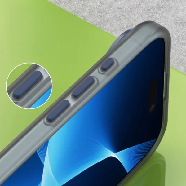 Magnetic Abrasive iPhone 17 Air Case Compatible with MagSafe - Matte Blueeng