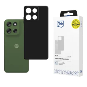 3mk Matt Case for Motorola Moto G56 - Matte Blackeng