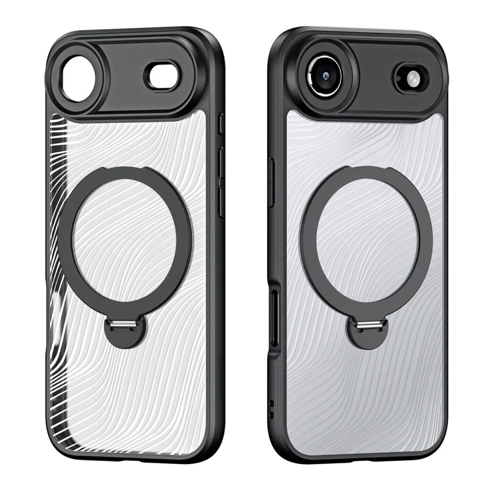 Dux Ducis Aimo Mag Case with Magnetic Ring and Stand for iPhone 17 Air – Blackeng