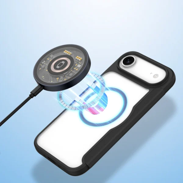 Dux Ducis Skin X Pro iPhone 17 Air Case with Wallet, MagSafe Compatible - Blackeng
