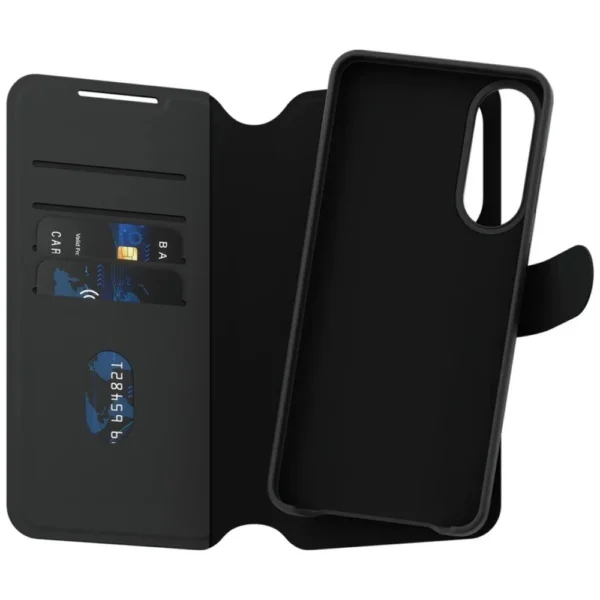 CARE by PanzerGlass Feature Tango 2in1 Wallet Qi Case for Samsung Galaxy S25 Edge - Blackeng